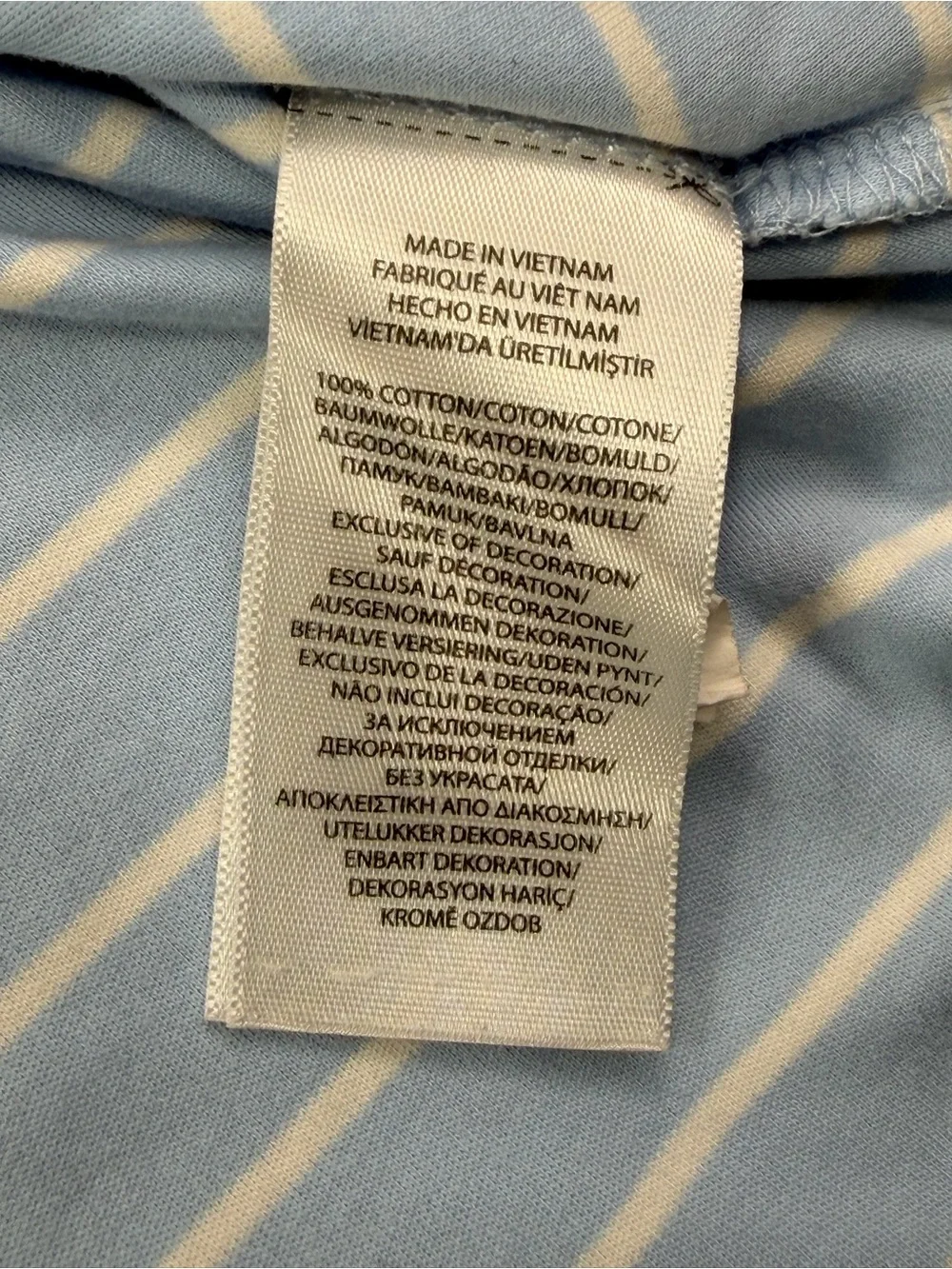100%Cotton Ralph Lauren Light Blue Shirt Summer Guest Party Beach L